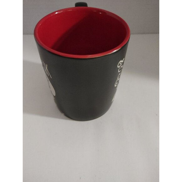 Halloween Mug Skeleton Eat Drink & Be Scary Black/Red by inhomestylez - Picture 4 of 6